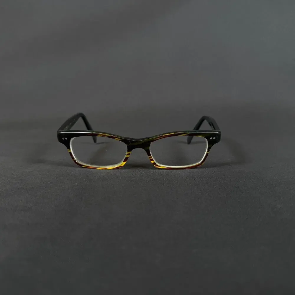Jean Lafont Felicie 414 50-16 142 Green Tortoise Eyeglass Paris Only Frame